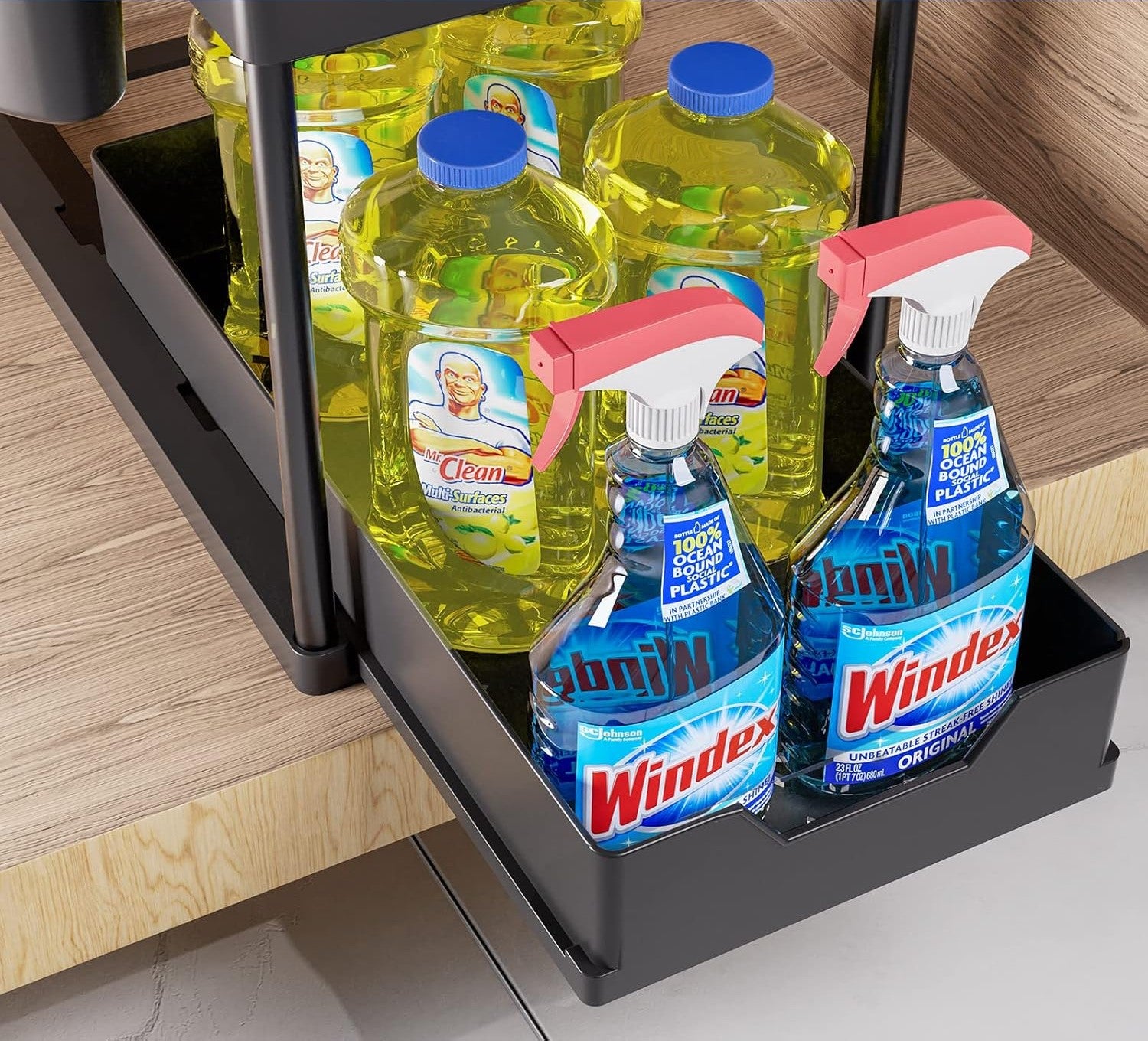 DOESS Multifunctional Kitchen Shelf - Black