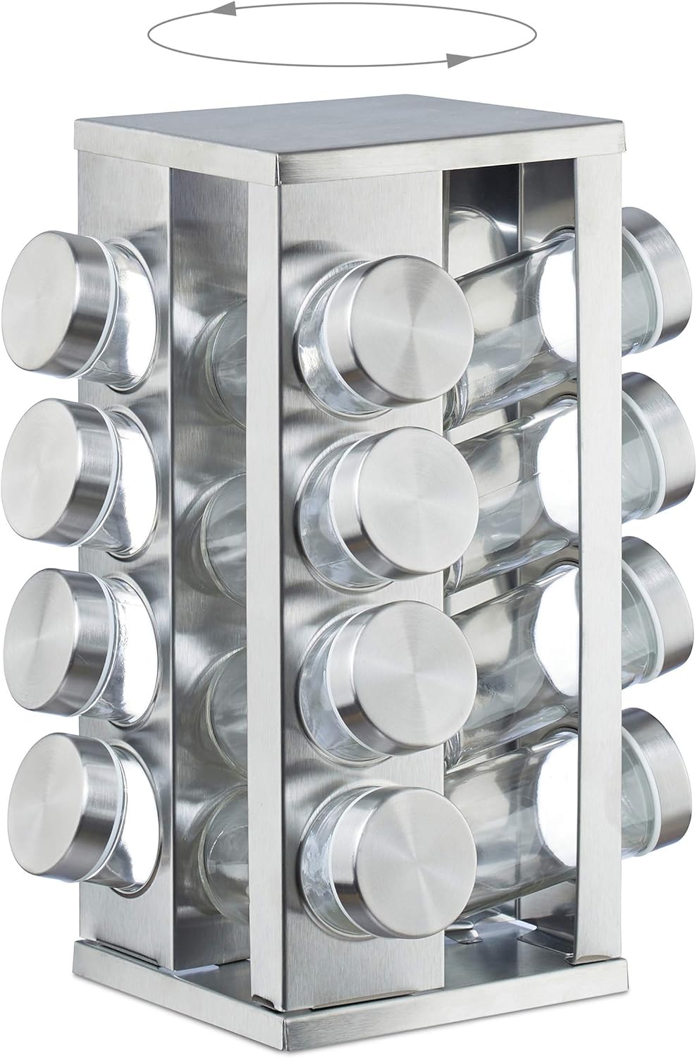 Gewürzregal Prisma – 16 Gewürzgläser