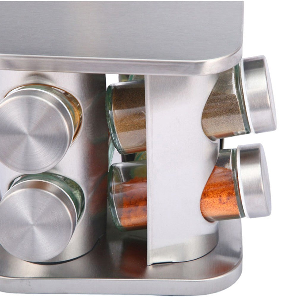 Gewürzregal Mirage – 8 Gewürzgläser