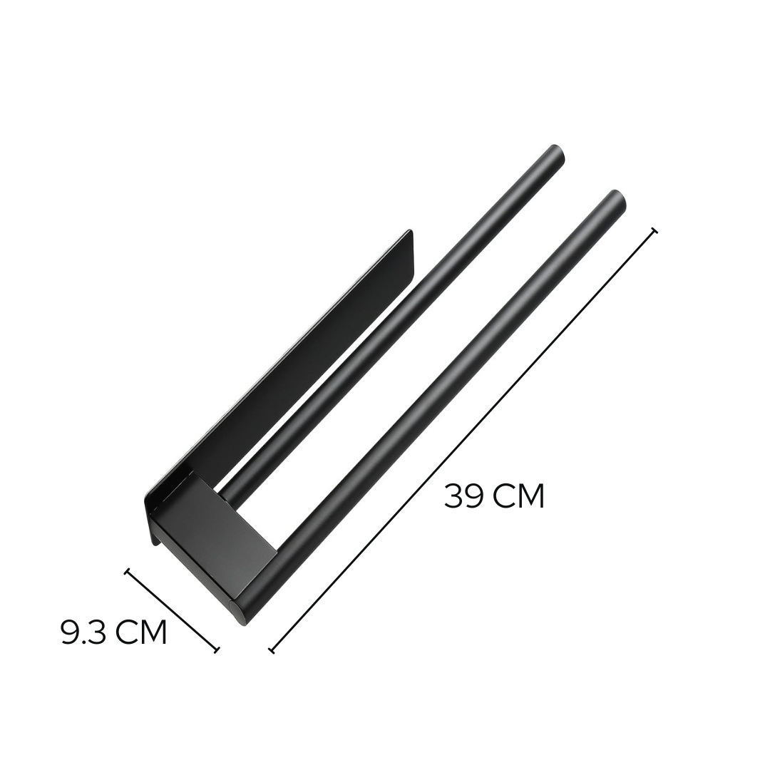 Handtuchhalter Deux – Schwarz