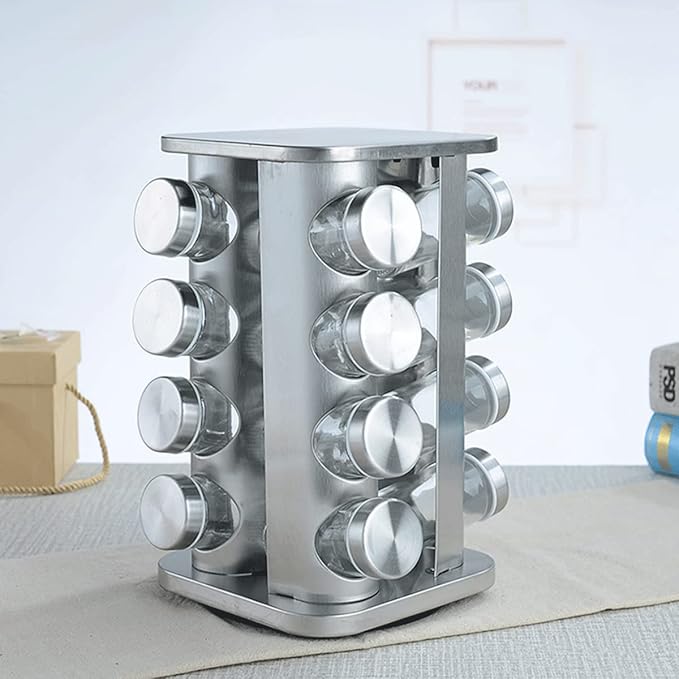 Gewürzregal Mirage – 16 Gewürzgläser