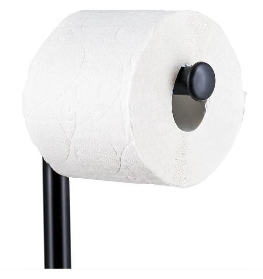 Toilettenpapierhalter Monolith – Schwarz