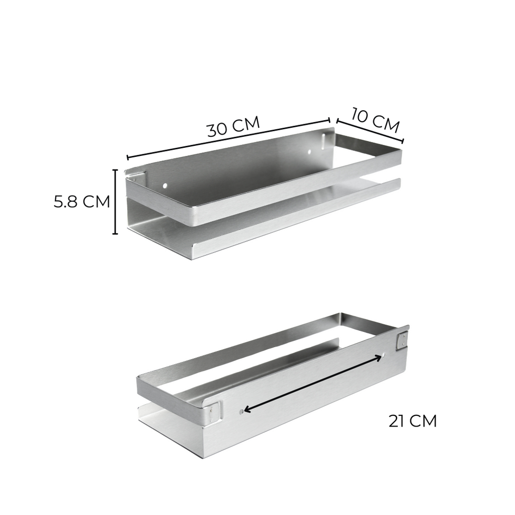 DOESS Spice Rack Argent -M