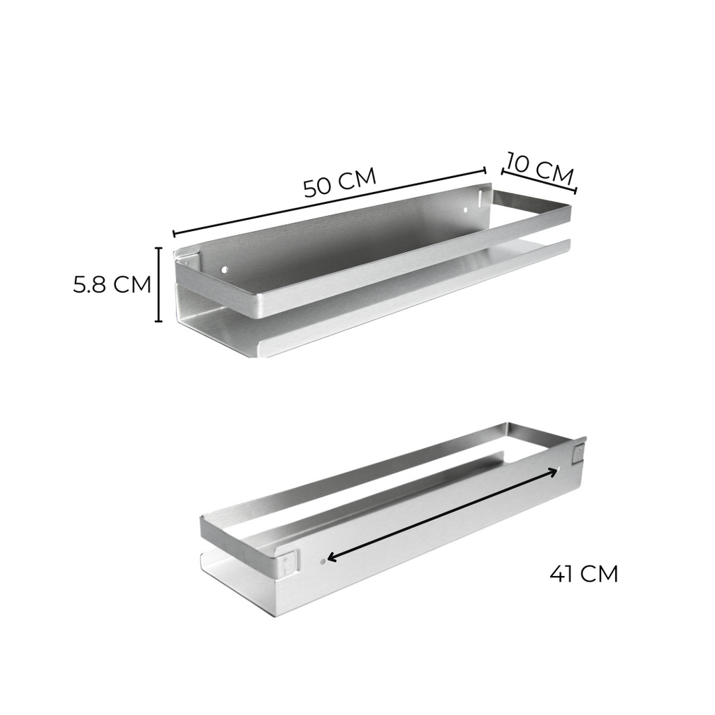 DOESS Shower Rack Argent -XL