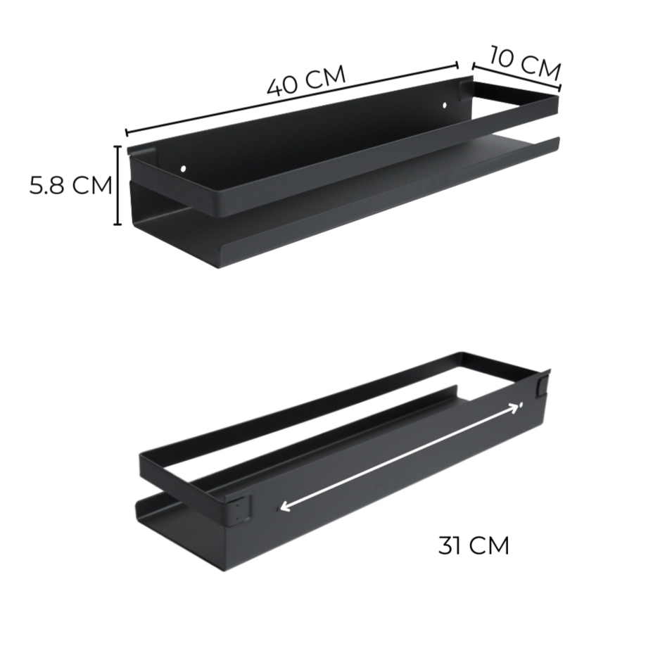 Ultieme Badkamer Organizer Set – Zwart