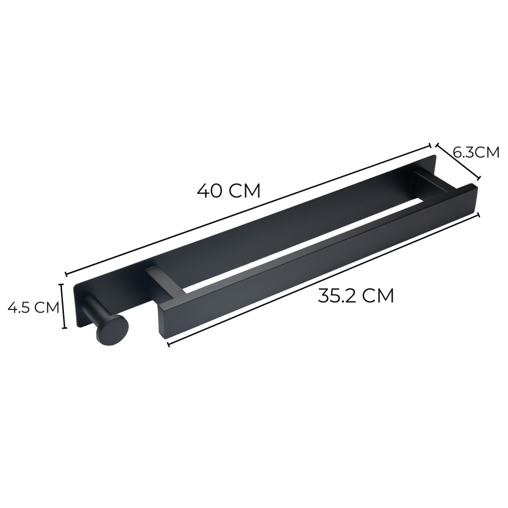 DOESS Handtuchhalter Boreal - Schwarz