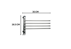 Handtuchhalter Meridian – 4 Stangen