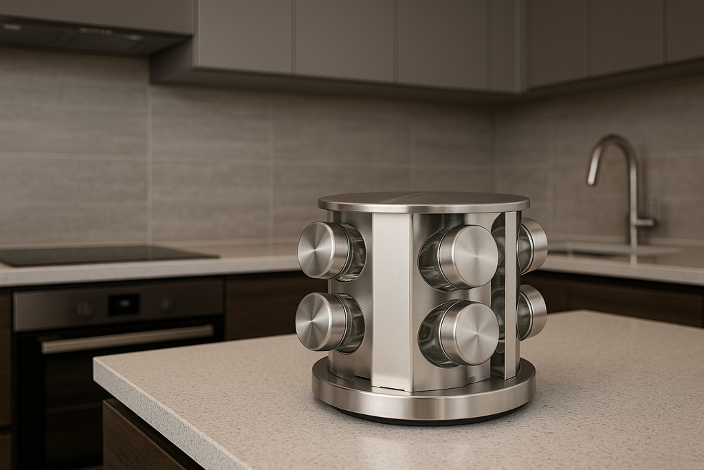 DOESS Spice Rack Zenith -8 Jars