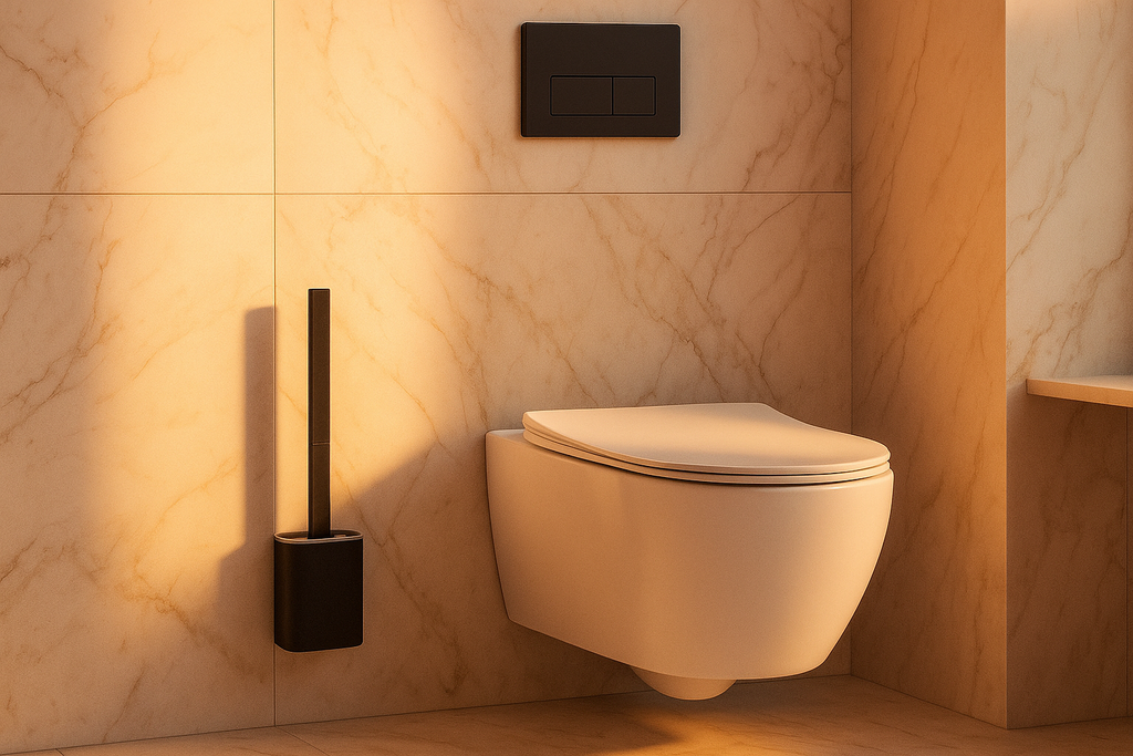 Toilettenbürste Altura – Schwarz/Grau