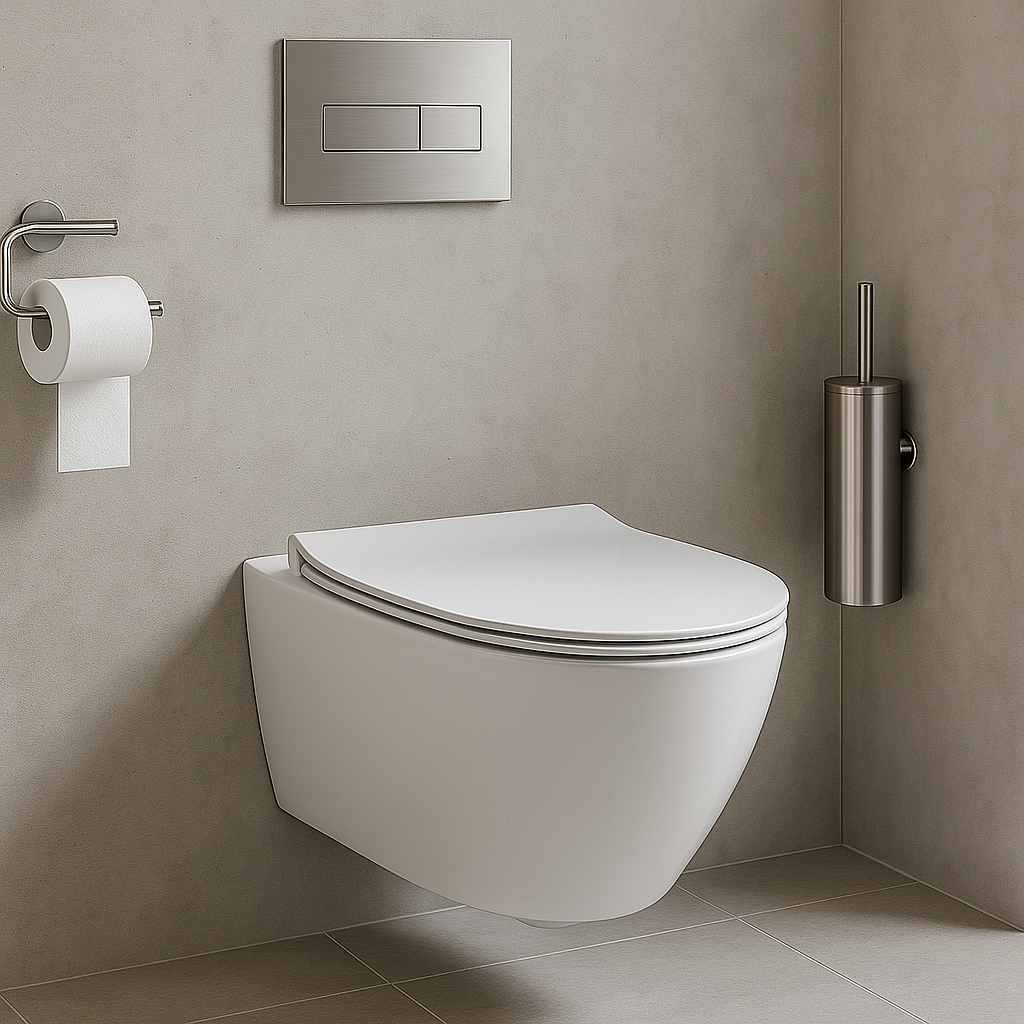 Toilettenbürste Astral – Silber