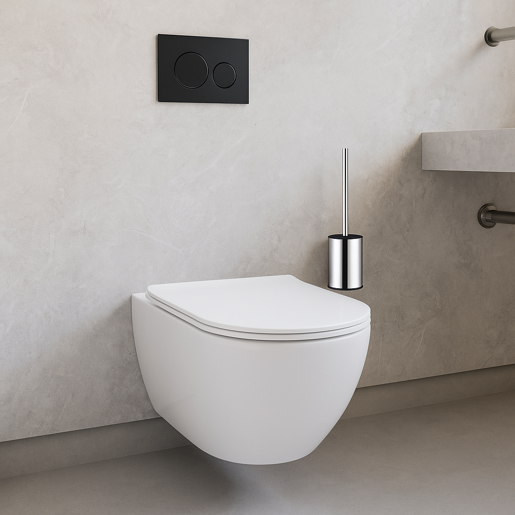 Toilettenbürste Marlowe – Silber