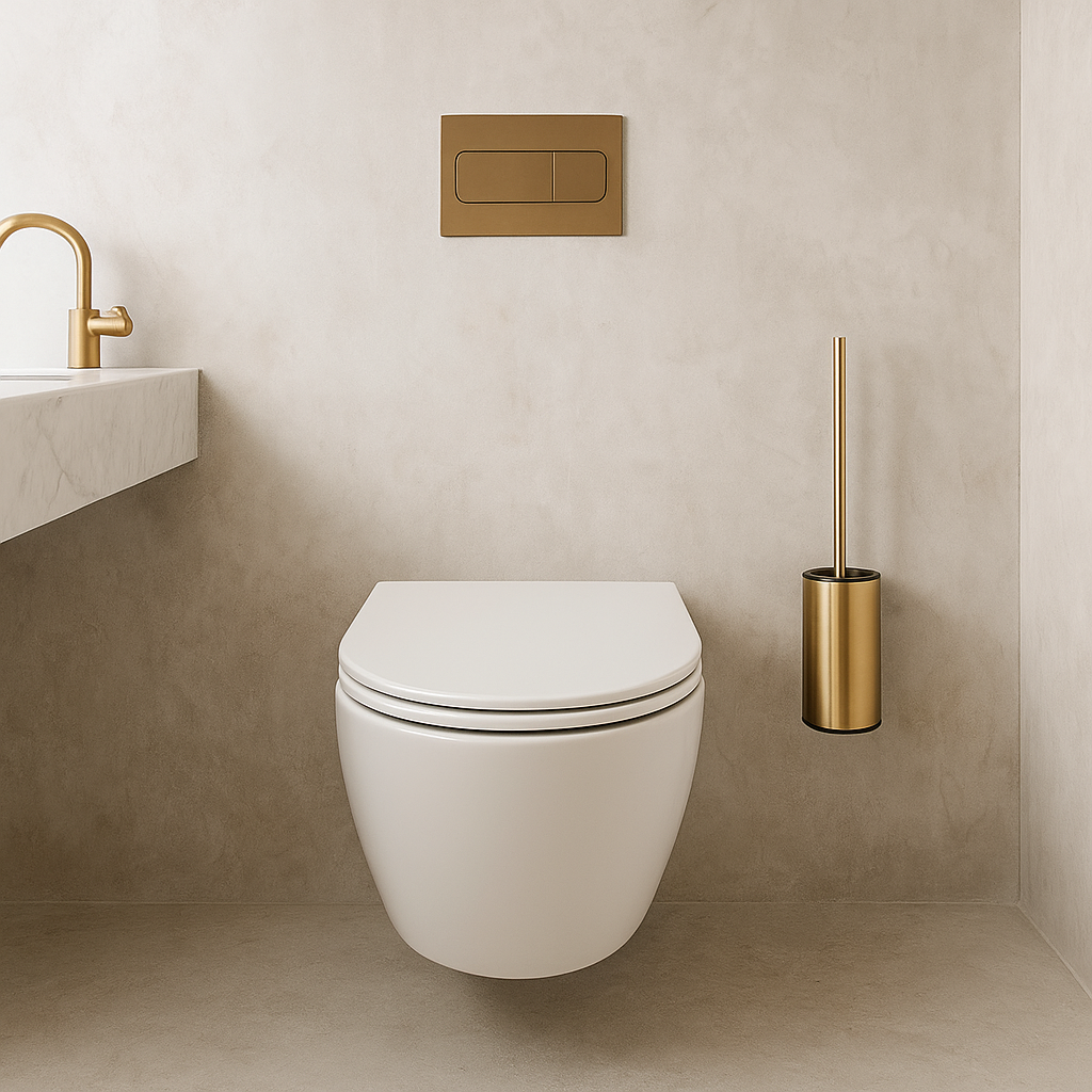 DOESS Toiletborstel Marlowe -Goud
