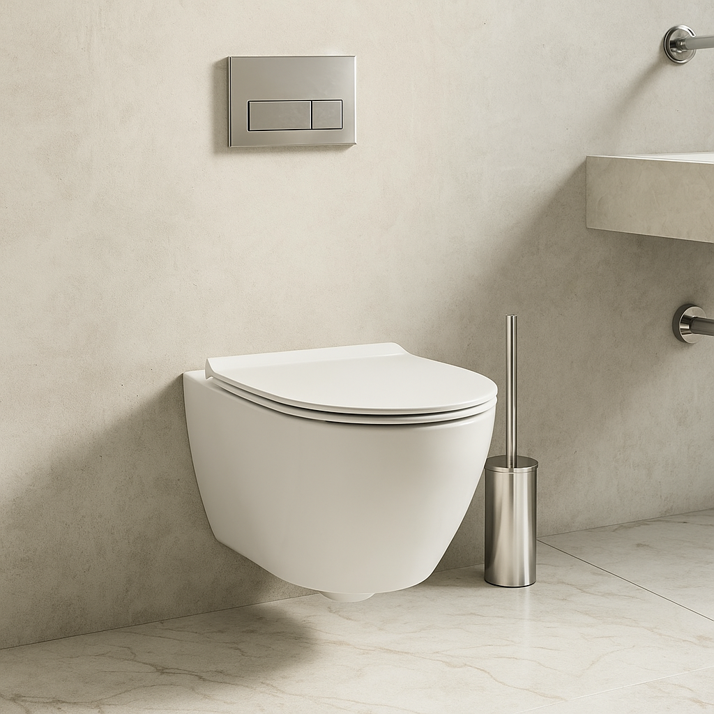 DOESS Toilet Brush Seraph-Silver