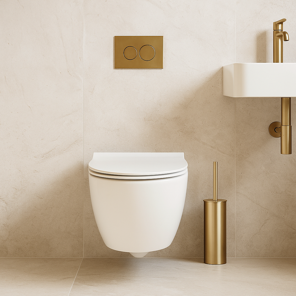 DOESS Toilet Brush Seraph-Gold