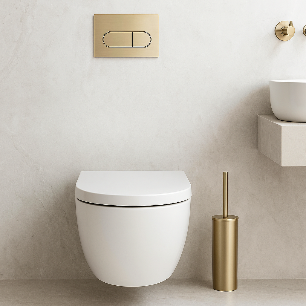 DOESS Toilet Brush Seraph-Gold