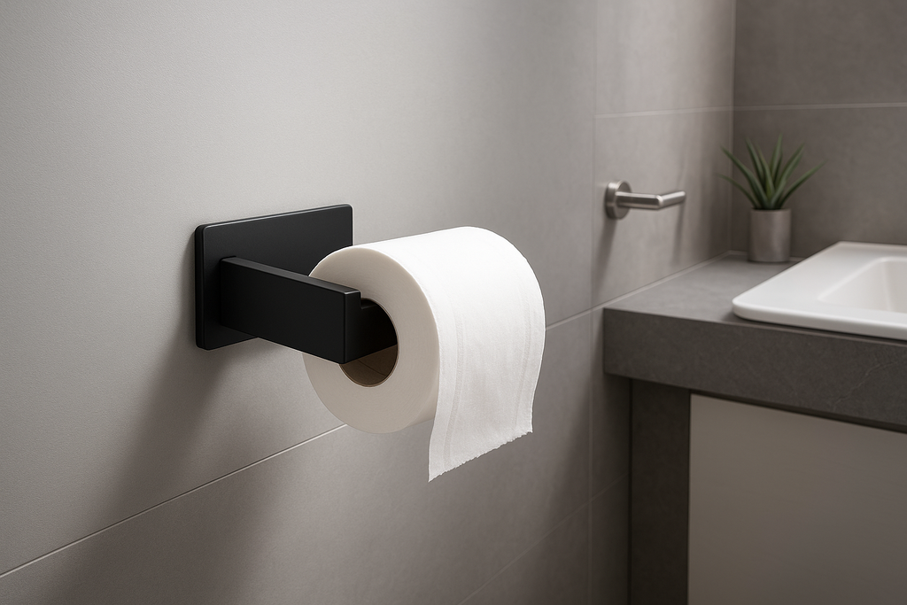 DOESS Toilet Paper Holder Fuerte-Black