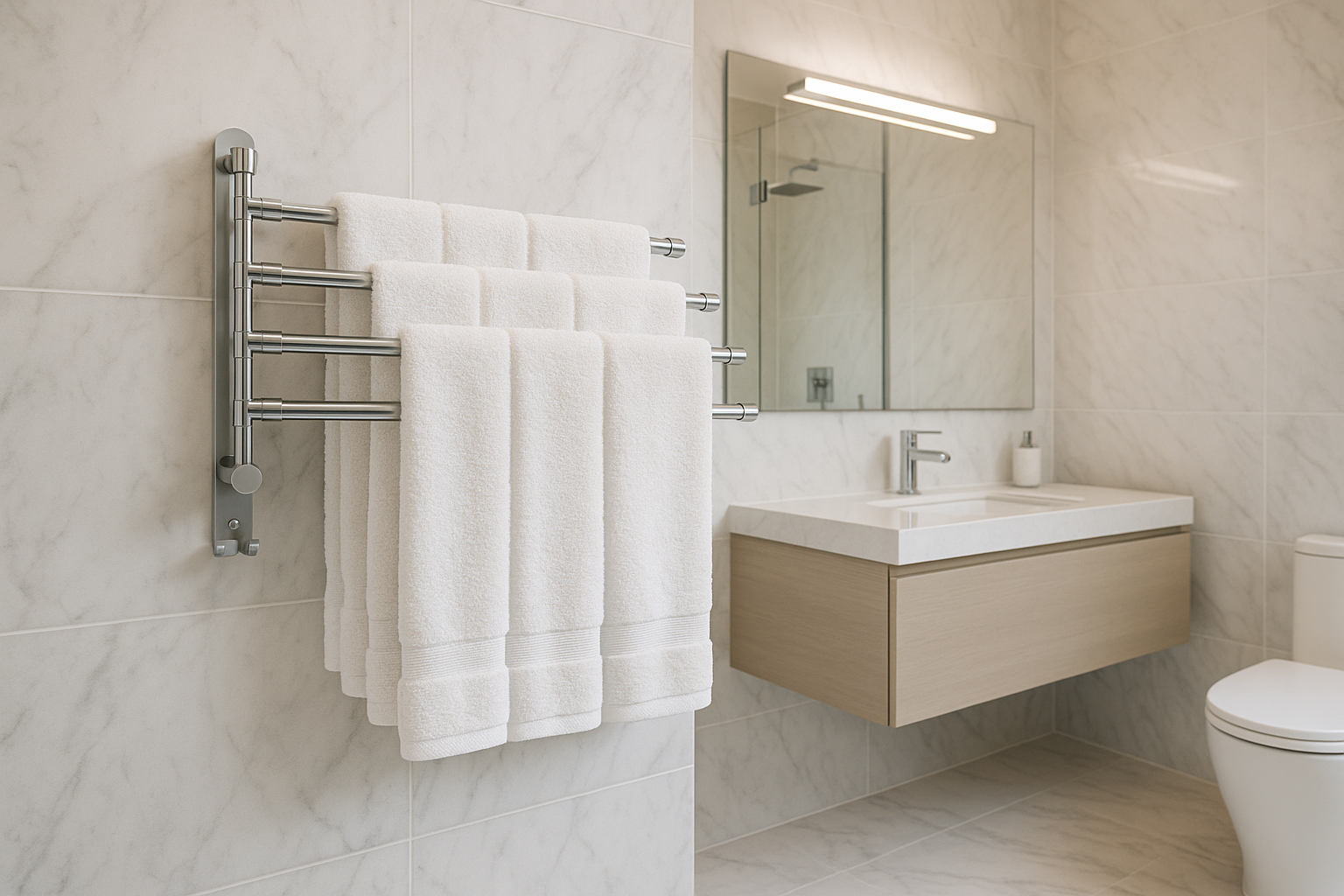 Towel Holder Meridian - 4 Bars