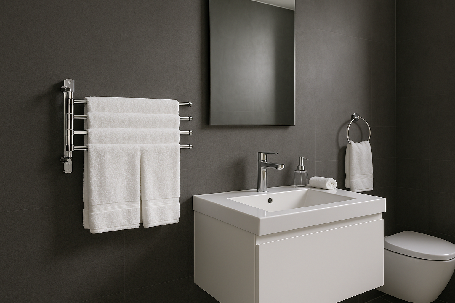 Towel Holder Meridian - 4 Bars