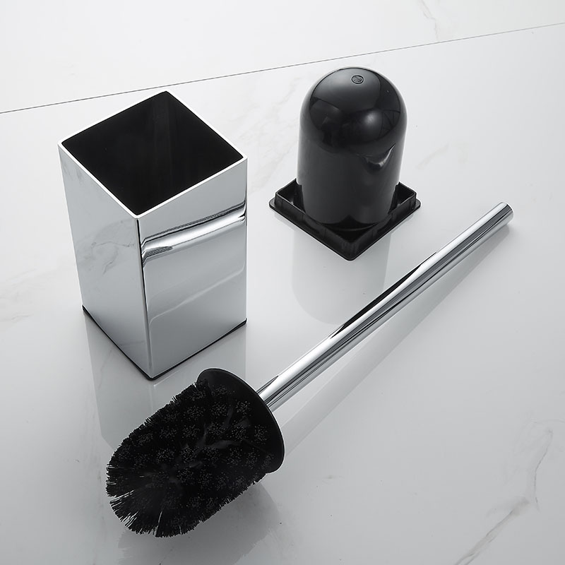 DOESS Toilet Brush Arc -Polished Silver