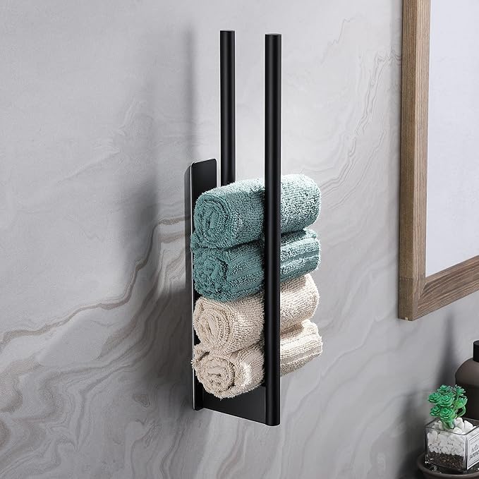 DOESS Towel Holder Deux -Black