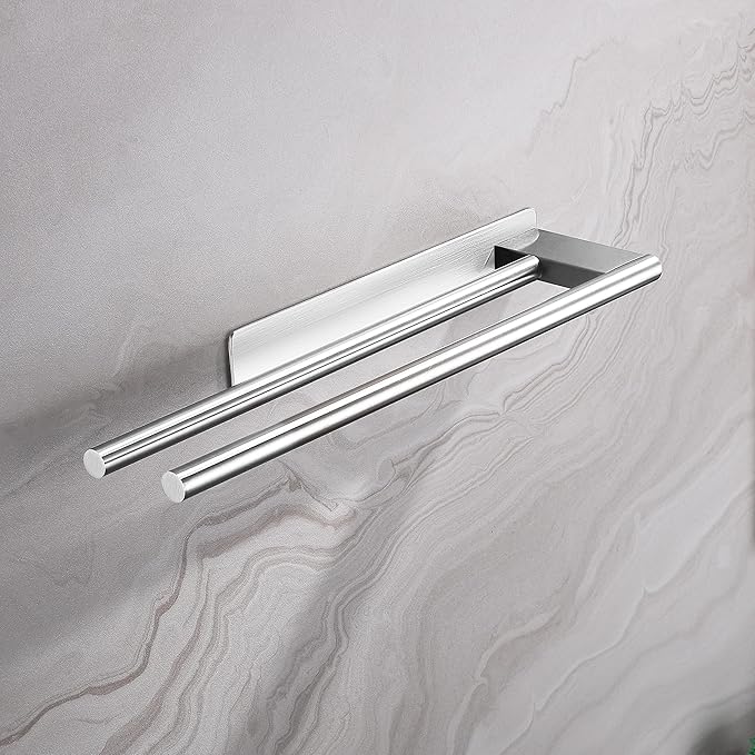 DOESS Towel Holder Deux -Silver