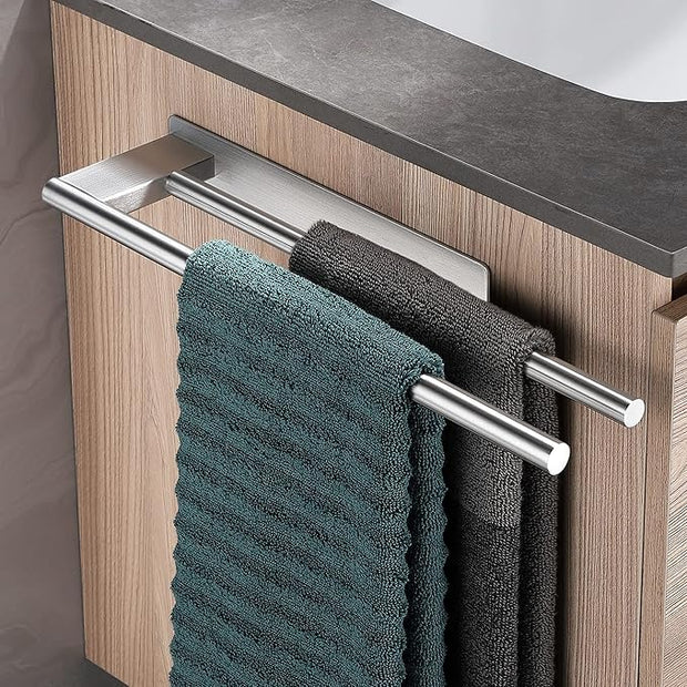 DOESS Towel Holder Deux -Silver