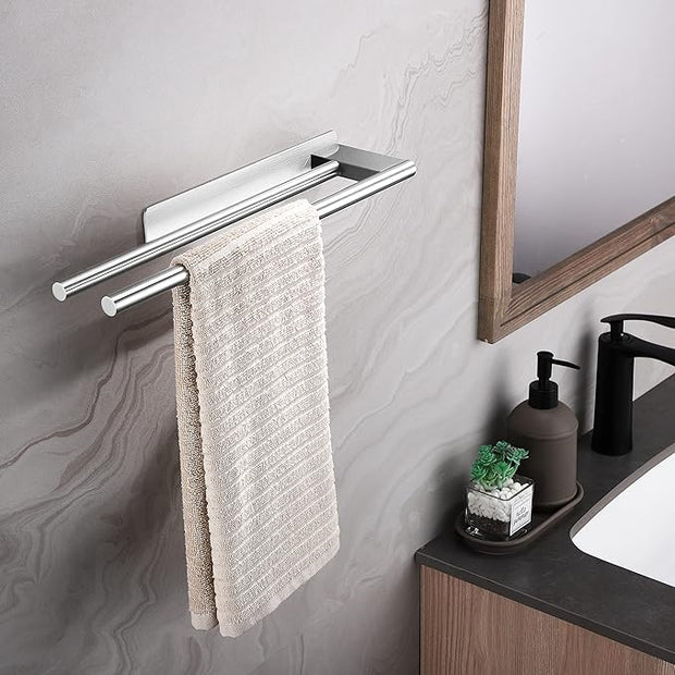 DOESS Towel Holder Deux -Silver