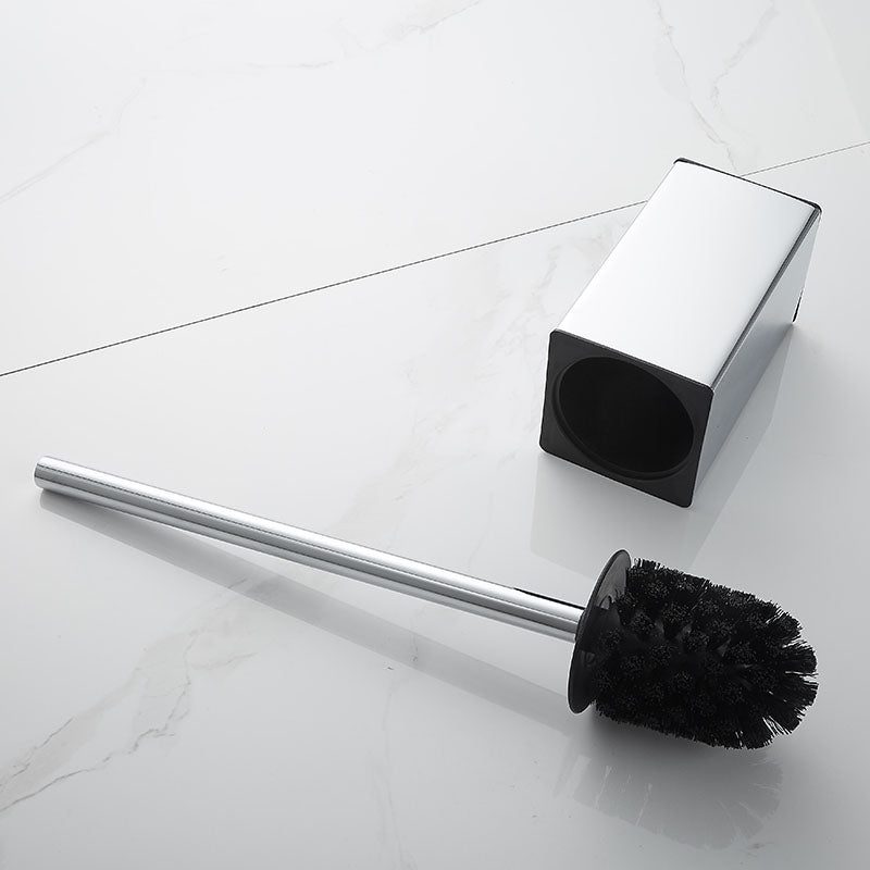 DOESS Toilet Brush Arc -Polished Silver
