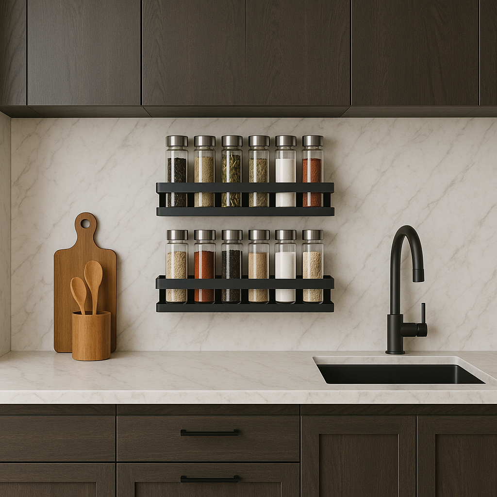 DOESS Spice Rack Noir -L