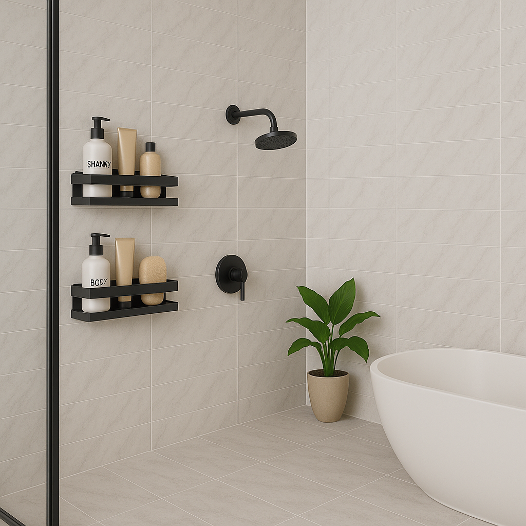 DOESS Shower Rack Noir -L