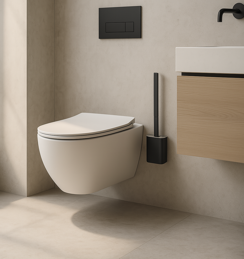 Toilettenbürste Altura – Schwarz/Grau