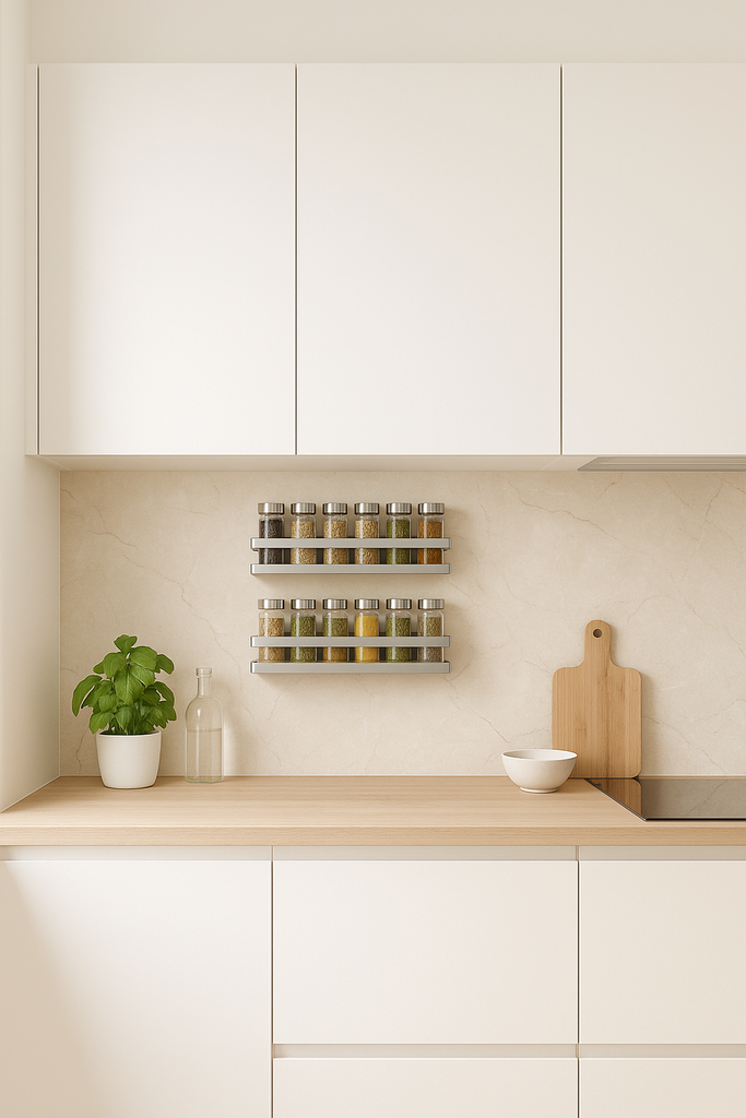 DOESS Spice Rack Argent -L