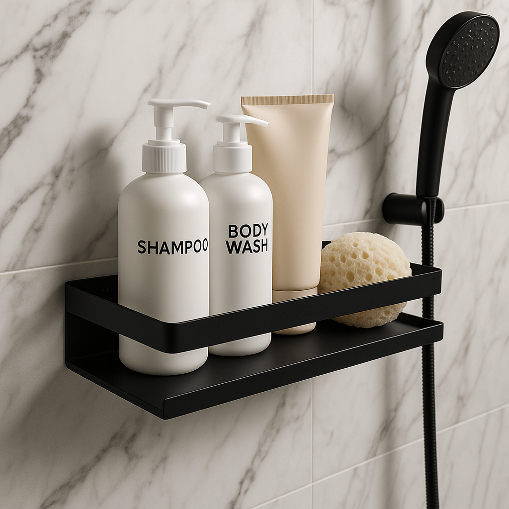 DOESS Shower Rack Noir -M