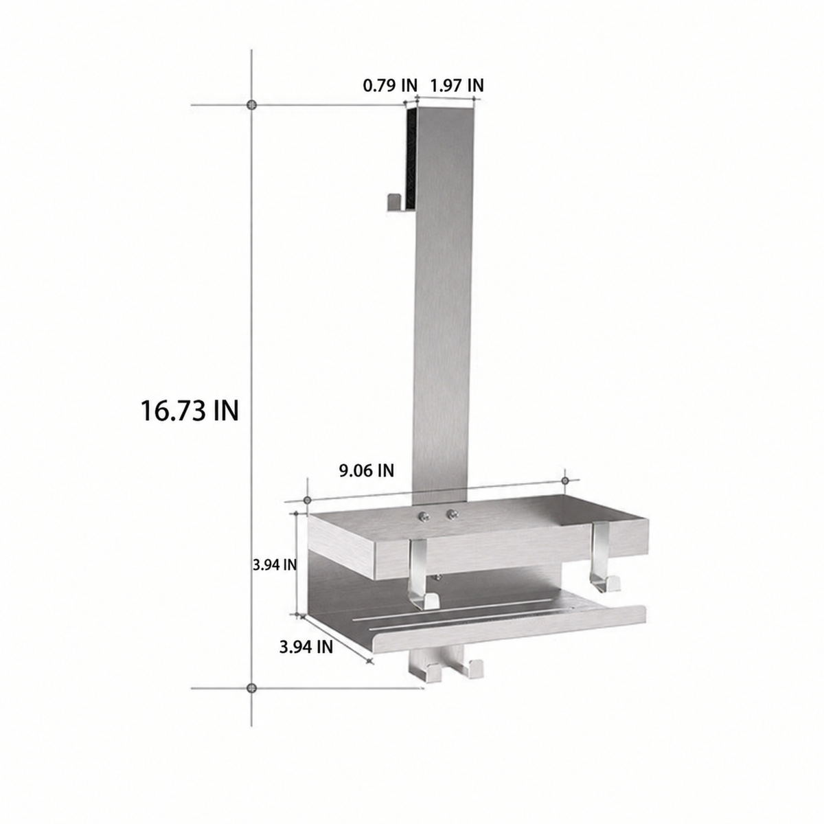 Shower Rack Monarque- 1 Layer