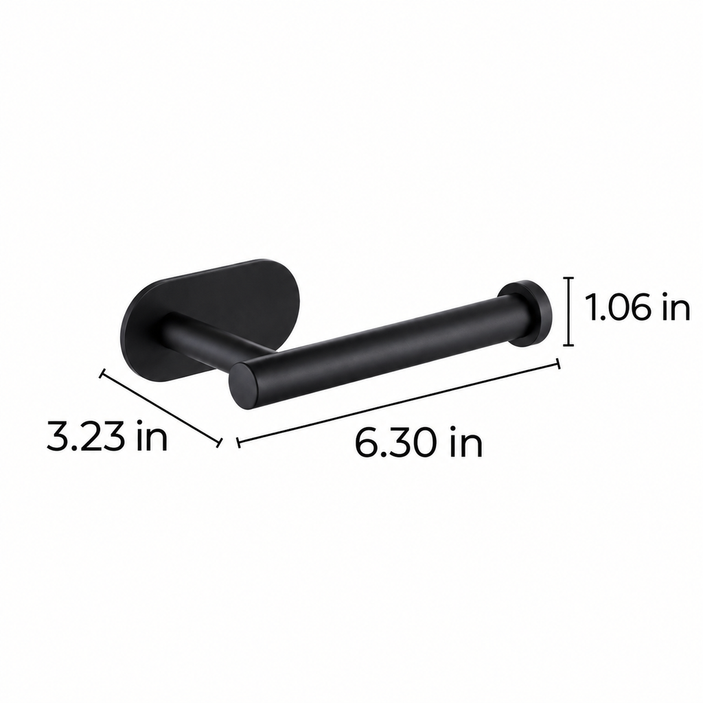 Toilet Paper Holder Silhouette -Black