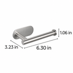 Toilet Paper Holder Silhouette -Silver