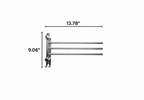 Towel Holder Meridian -3 Bars