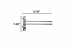 Towel Holder Meridian -2 Bars