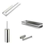 Complete Bathroom Set- Silver