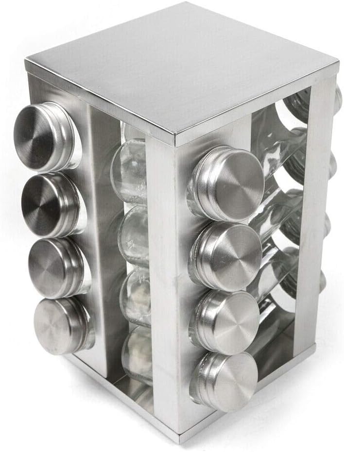 Gewürzregal Prisma – 16 Gewürzgläser