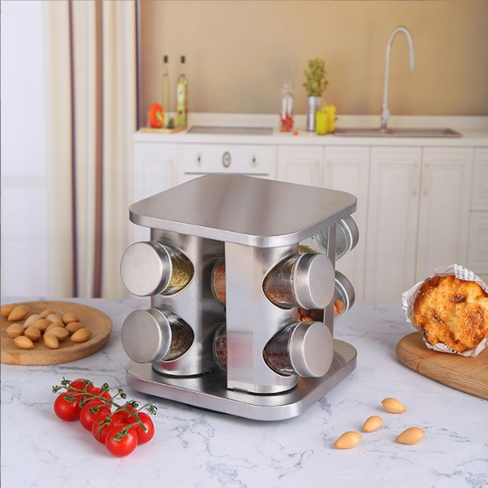 Gewürzregal Mirage – 8 Gewürzgläser