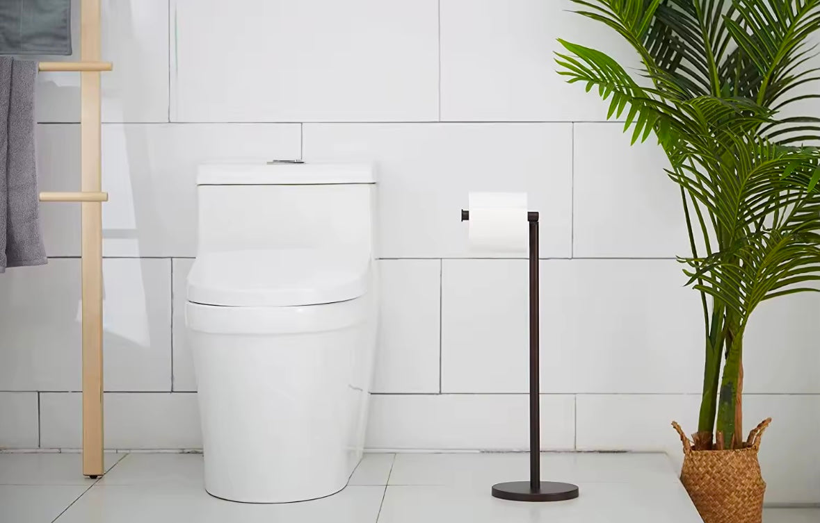 Toilettenpapierhalter Monolith – Schwarz