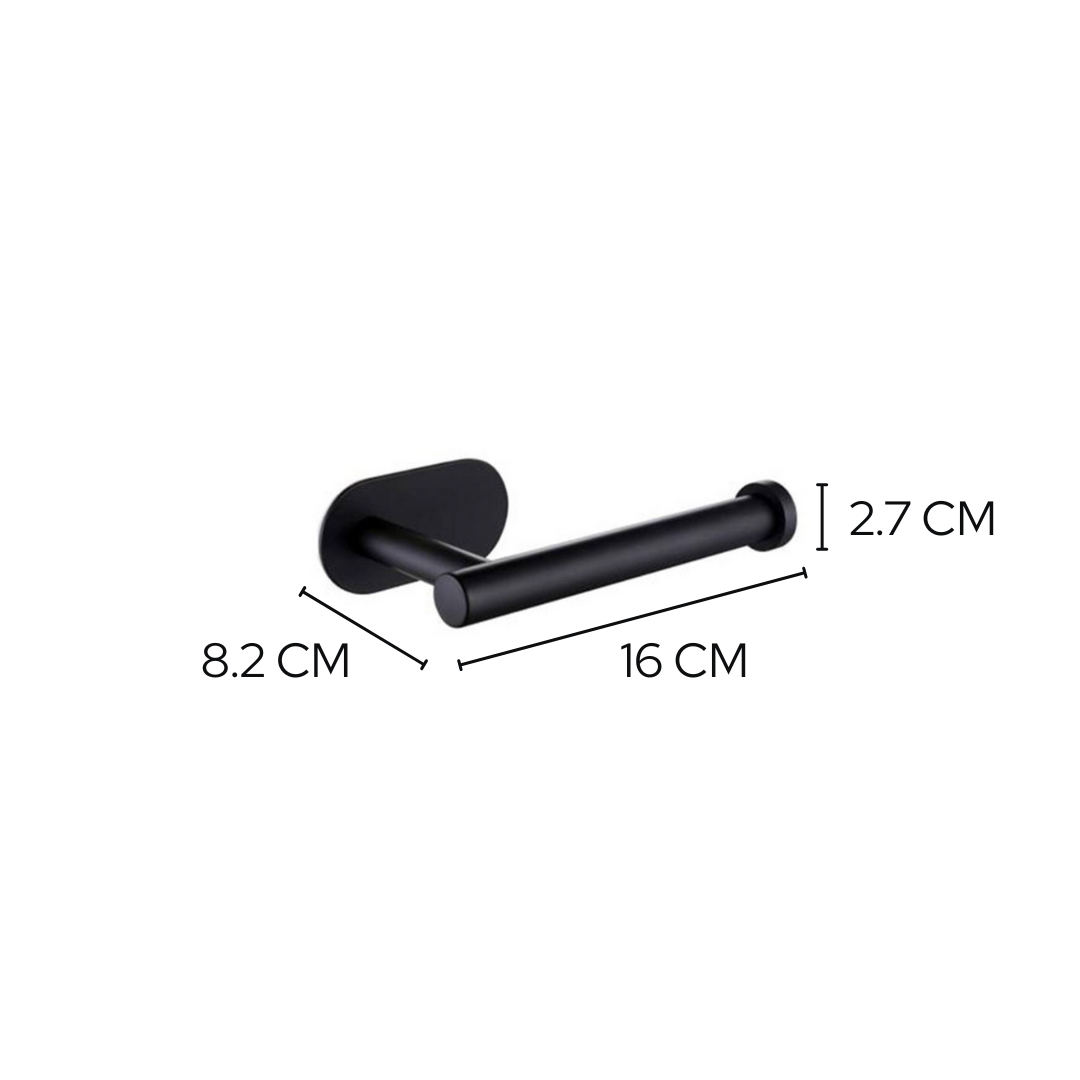 Toilettenpapierhalter Silhouette – Schwarz