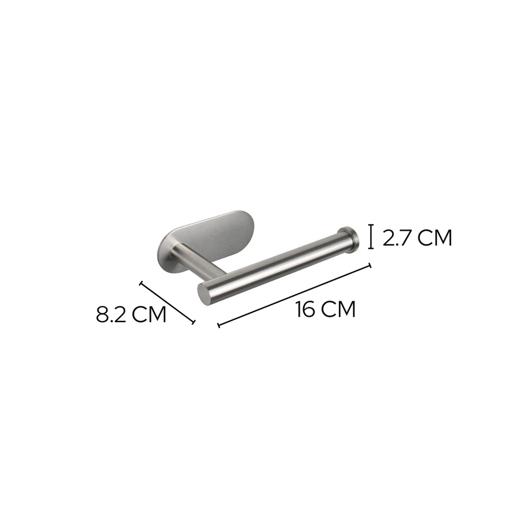 DOESS Toilet Paper Holder Silhouette -Silver