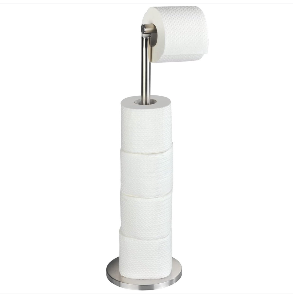 Toilettenpapierhalter Monolith – Silber