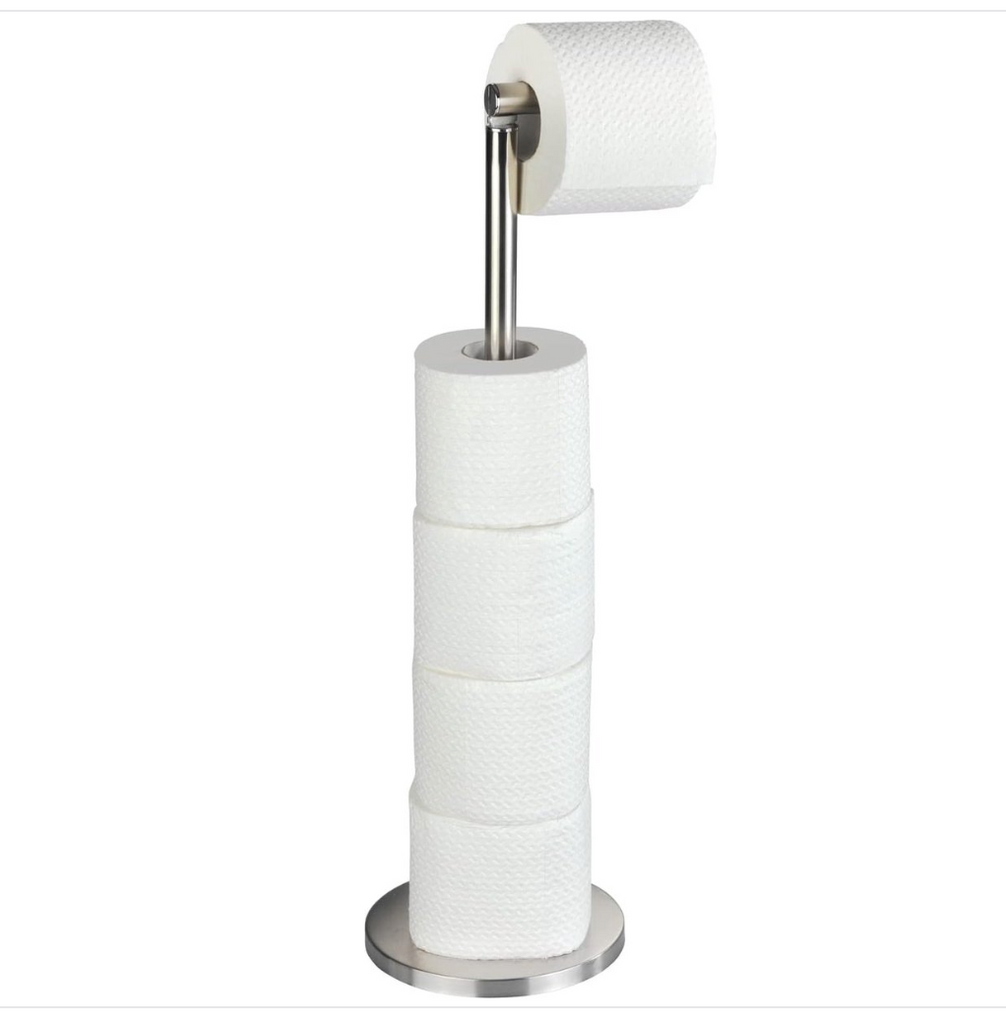 DOESS Toilet Paper Holder Monolith -Silver