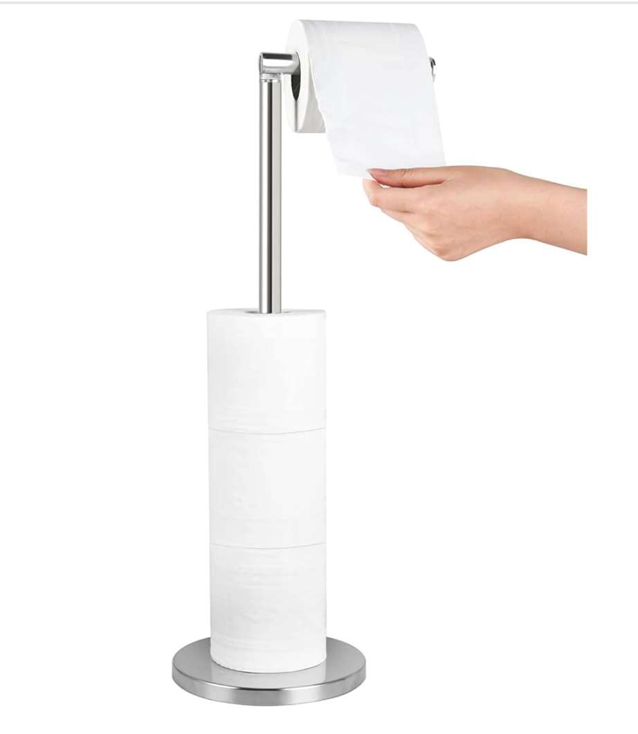 Toilettenpapierhalter Monolith – Silber