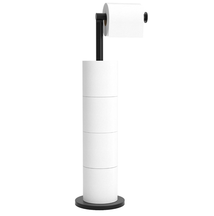 DOESS Toilet Paper Holder Monolith -Black