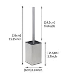 Toilettenbürste Arc – Poliertes Silber