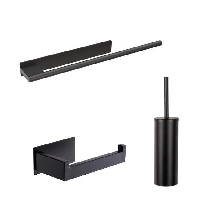 Office Restroom Set-  Black